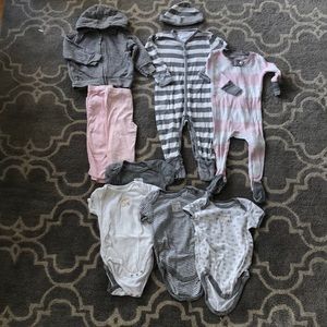 Collection of Burt’s Bees items - girls